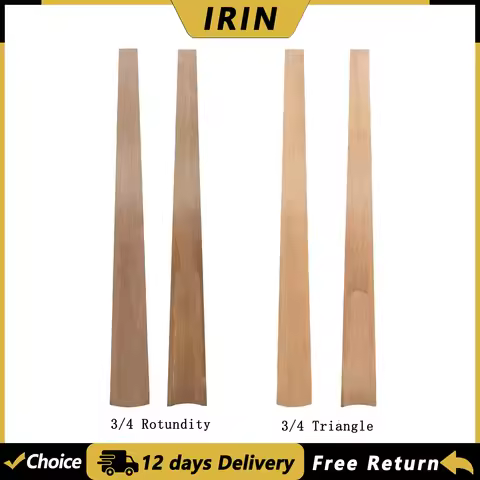 IRIN Double Bass Redwood Fingerboard 3/4 Double Bass Round Triangle Redwood Fingerboard String Instr
