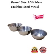 8/9/10cm Stainless Steel Finger Bowl/ Acuan Kuih/ Loyang Kek/Egg Tart Mould/Shell Tart Mould/Cheese 