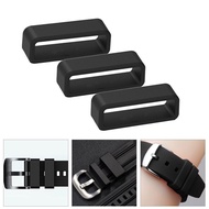 ETXSilicone Bezel Activity Rings Watch Strap Loops Silicone Replacement Watch Band Retainer 12 14 16 18 19 20 21 22 24 26 28 30 mm