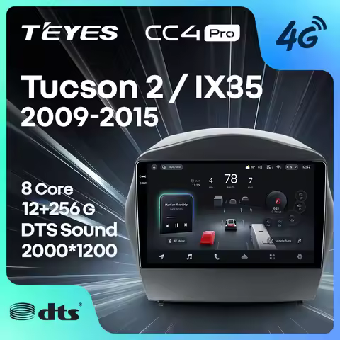 TEYES CC4 PRO For Hyundai Tucson 2 LM IX35 2009 - 2015 CarPlay Android Auto 2DIN Autoradio Car play 