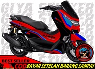 Decal Sticker Yamaha Nmax 155 New Fullbody BMW  stiker nmax full body design BMW Racing Decal Nmax 1