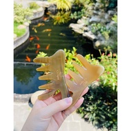 Buffalo horn comb| Massage horn comb| Multi-purpose horn comb for massage, acupressure, and facial c