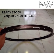 Bicycle Rims 20 x 1.50 Bicycle Rims Size 20 RRT Bicycle Rim/ Condition 70% Rim/