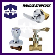 Heavy Duty Active 1/2" & 3/4"  Brass Conceal Stop Cock / Brass Valve / Tembaga Stopcock/ Shower
