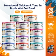 Loveabowl Cat Food 70g - Chicken & Tuna, Grain Free, Nutritious Meal Topper