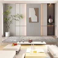 Kain Latar Dinding Kayu Jepun Ins Background Cloth Live Stream Photo & Home Decor