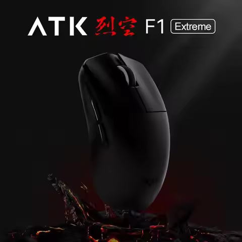 ATK F1 Extreme Mouse F1 PRO F1 PRO MAX Liekong F1 Double 8K PAW3950 FPS Wireless Customized Game Mou