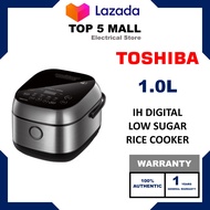 Toshiba Rice Cooker 1.0L IH Low Sugar Digital Rice Cooker RC-10IRPMY [PROMOTION]