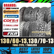 TAYAR 130/60-13,130/70-13 SWALLOW,DELI,CORSA,MICHELIN,FKR,CMI,DURO,IRC,VIVA TUBELESS/TUBE-TYPE TYRE 