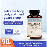 Naturewise Magnesium Glycinate Caps Support Sleep Mood USA Import Supplement