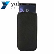 YOLO Neoprene Phone Bag, Neoprene Pouch Phone Protective Pouch, Black Bag Case Protective Phone Bag 