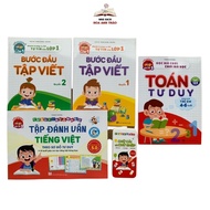 Book - Vietnamese spelling practice 5.0 with QR code scanning video file, thinking math for 4-6 year