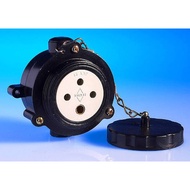 EU MADE LEWDEN Weatherproof Plug & Socket Metal Clad 15 Amp/13 Amp  Industrial Power Socket /Outdoor