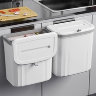 Kitchen Trash Can Bathroom Hanging Weight 30kg 12L16L Available In 2 Colors No Need To Drill Holes L