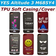YES Altitude 3 M685Y4 M685 EMBOSS fancy case fashion casing corak karton soft cartoon back TPU cover cikgu sarung B40