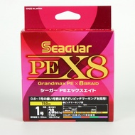 อุปกรณ์ตกปลา สาย PE Seaguar X8 Grandmax 150m.