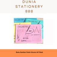 A4 Deluxe Dodo Drawing Book / A4 Painting Book / Sketch Art Book