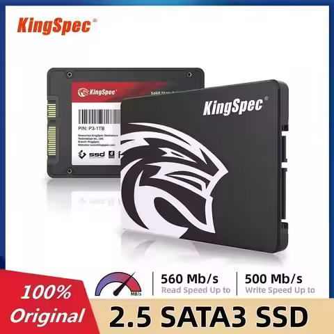Original KingSpec 4TB 2TB 1TB 512GB 256GB 2.5" SATA SSD Internal Solid State Drive Hd for Laptop Des