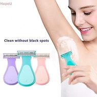 [HopeU] Mini Hair Removal Knife Portable Shaving Razor Private Parts Stainless Steel Razor  Remove B