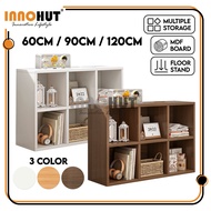 Innohut Cube Storage Cabinet Almari Kotak Bookshelf Wood Shelf Rak Kayu Wooden Shelf Rak Buku Petak