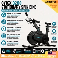 OVICX Q200 Stationary Spin Bike with Magnetic Resistance Exercise Bikes Indoor Cycling Bike