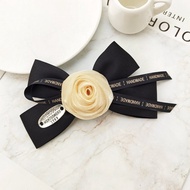 Phong Cách Hàn Quốc Satin Móng Vuốt Tóc Hoa Hồng Đuôi Cá Pháp Kẹp Càng Cua Nữ Phụ Kiện Thời Trang Co