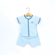 Beeson 0-3M Set Baju Bayi Lelaki Perempuan / Baby Boy Girl Newborn Clothing Knit Suit Set Short Slee
