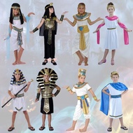 Halloween Children's Costume cos Egyptian Male Pharaoh Gladiator Clothes Roman Greek Myth Costume