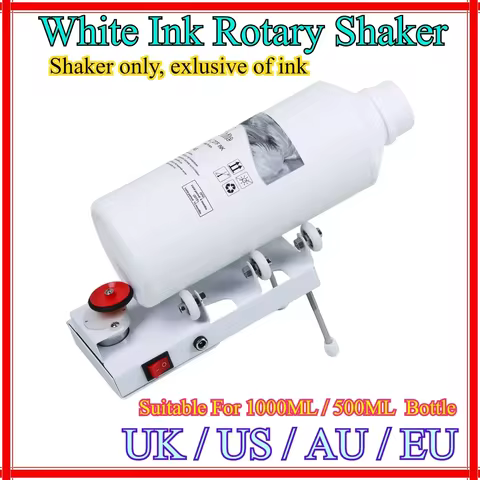 DTF Ink Stirrer Shaker Printer Ink Rotator Device Kit Rolling Machine Prevent White Ink Deposition D