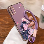 Casing hp For Samsung Galaxy A02s M02s A03 A03s F02s A03 Core Case aesthetic Girl Princess Fantasy C