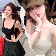 FT Trendy 3-Color Fitted Knitted Tank Top Short Fit