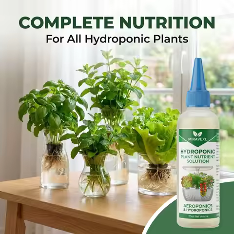 115ML Hydroponic Nutrient Solution Liquid Fertilizer for Lucky Bamboo Indoor Plants Growth Booster S