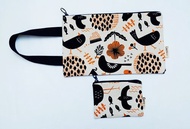 手提袋+零錢包 手機袋 雜物收納袋 2件優惠組