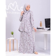 Baju Kurung, Baju Kurung Lola Printed by Luvla, Baju Perempuan, Ironless, Nursing Friendly, Plus Size, XS - 5XL (2/2)