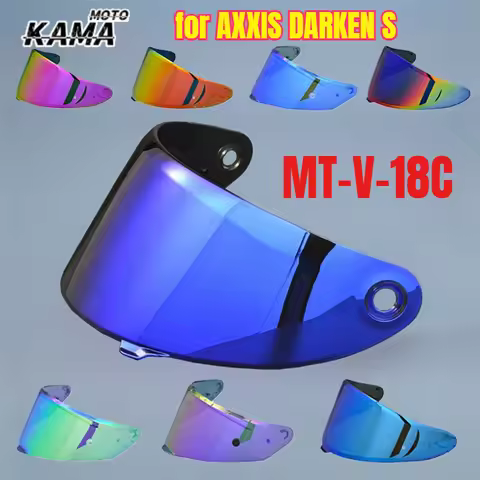 Motorcycle Helmet Visor for AXXIS DARKEN S MT-V-18C Replace Anti-UV Anti-Scratch Dustproof Wind Shie