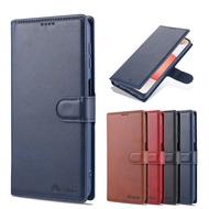 For Samsung Galaxy A02S/A12 5G/A32 5G/A42 5G/A51 5G/A52 5G/A71 5G/A72 5G Leather Wallet Flip Case Cover with Magnetic Vintage Phone Bags Casing with Stand Card Holder