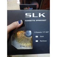 9-speed 11T-36T cassette sprocket SLK GOLD brand