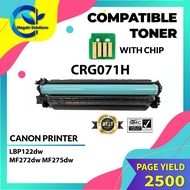 CRG071 CRG071H CRG 071 CART 071 CART 071H Compatible Canon Laser Toner Cartridge for i-SENSYS LBP122