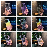 Suitable for Motorola G Powet Feather Yarn Phone Case Color Plated MOTO GPlay5G 2025 Transparent Mag