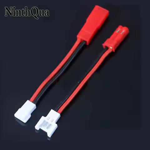 1pair 2.54mm JST 2Pin Plug to Litter Bald Adaptor Connector with 24AWG 50mm Cable for HM 3.7V Lithiu