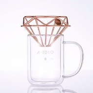 福袋 A-IDIO鑽石咖啡濾杯+雙層隔熱杯
