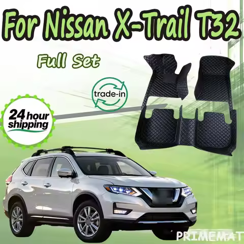 Car Floor Mats For Nissan X-Trail T32 2017~2020 7 Seater Waterproof Rug Interior Decoration Car Carp