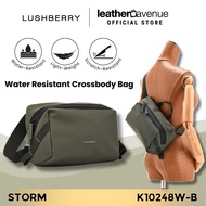 Lushberry STORM Water Resistant Fabric Coating Polyurethane Crossbody Chest Bag Lightweight Scratch 