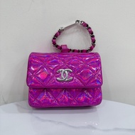 JK國際二手精品✨Chanel 幻彩粉小掛包