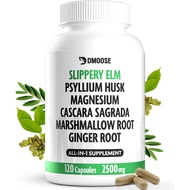 16 in 1 Slippery Elm Bark for Women & Men - Digestive Health & Leaky Gut Wellness Supplement - Probi