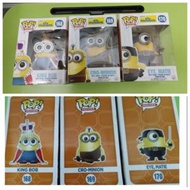 全新迷你兵團車內家中公仔模型minions king bob cro minions eye matie car figure...