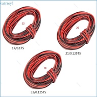 VAT1 10M 18 20 22 Gauge AWG Electrical Cable Wire 2pin Tinned Copper Insulated PVC Extension LED Strip