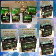 CHANG BATTERY GEL YB5L-BS/YTZ5/YTZ6-BS/YTZ7L/YTX9L-BS/YTX7L-BS/12N9-4B/YB3L-BS