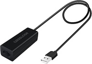 RJ9 to USB Headset Adapter Compatible with Plantronics/Jabra/Wireless DECT Headsets,for Computer/Not