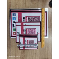 QR Custom + Laminate A4, A5 & A6 For display